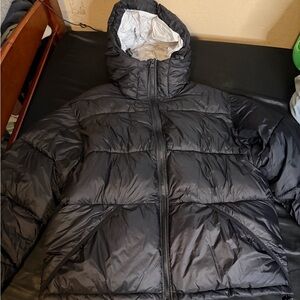 H&M Men's Black Puffer Jacket